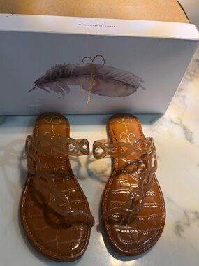 Ambar Aloni Jelly Sandal Brown Strappy Sandals
